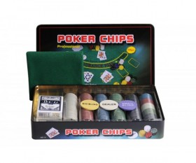 Набор для покера Holdem Light на 500 фишек с номиналом