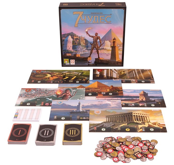 Настольная игра "7 чудес" (2020 г.) 10+