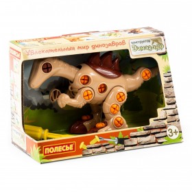 Конструктор-динозавр с отвёрткой &quot;Велоцираптор&quot; (36 элементов)