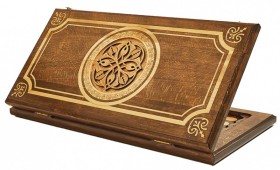 Нарды резные &quot;Золотой Узор 5&quot; 60 см, Mirzoyan