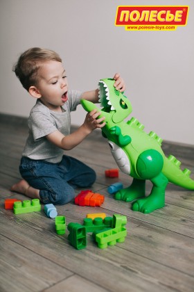 Набор &quot;Динозавр&quot; + конструктор (30 элементов) (в коробке)