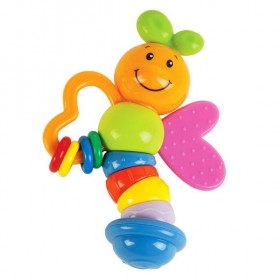 Жирафики. Погремушка-прорезыватель &quot;Бабочка Мия&quot;, 15 см