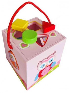 MAPACHA. Сортер &quot;Волшебный кубик&quot; (дерево) 1+