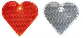 Световозвращающая подвеска &quot;Сердце&quot; в асс-те арт.51009
