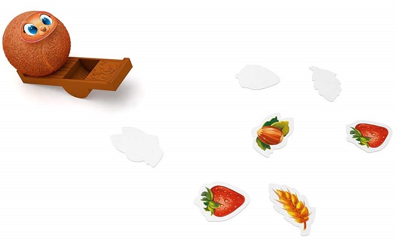 Настольная игра "Перекати ёжик и его друзья" 5+