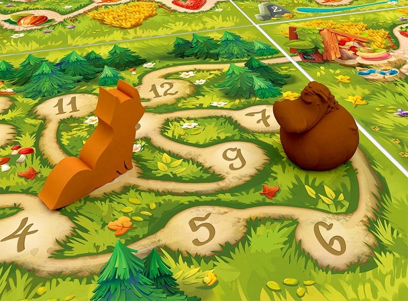 Настольная игра "Перекати ёжик и его друзья" 5+