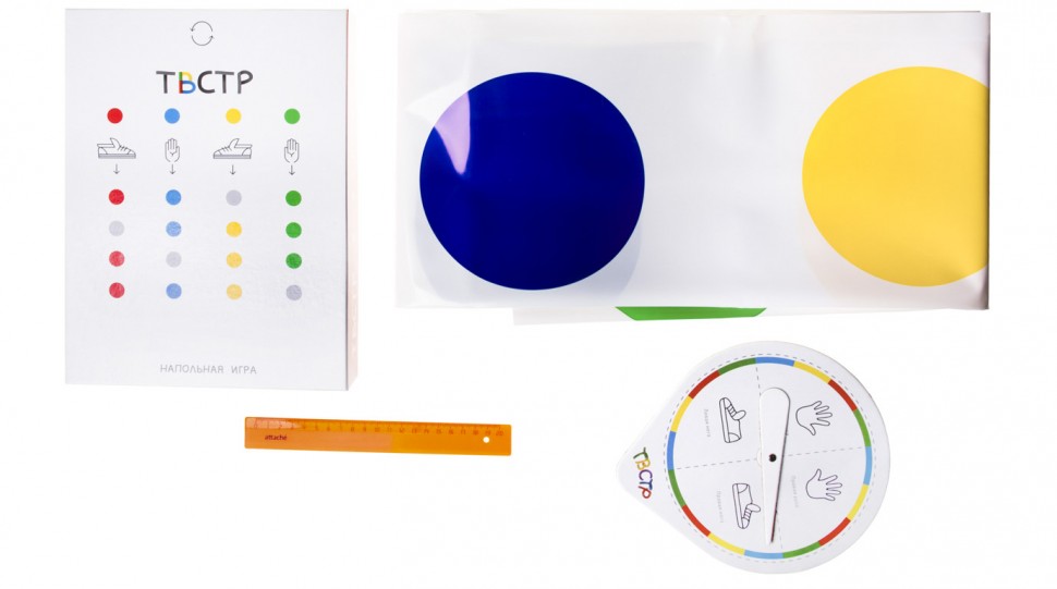 Настольная игра "ТВСТР" (твистер) 6+