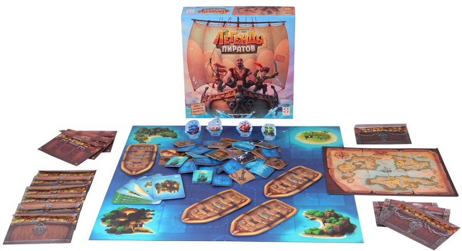 Настольная игра "Легенды пиратов" 8+