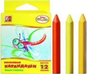 Луч. Карандаши масляные &quot;Кроха&quot; 12 цв. треугольные арт.12С 871-08 /64