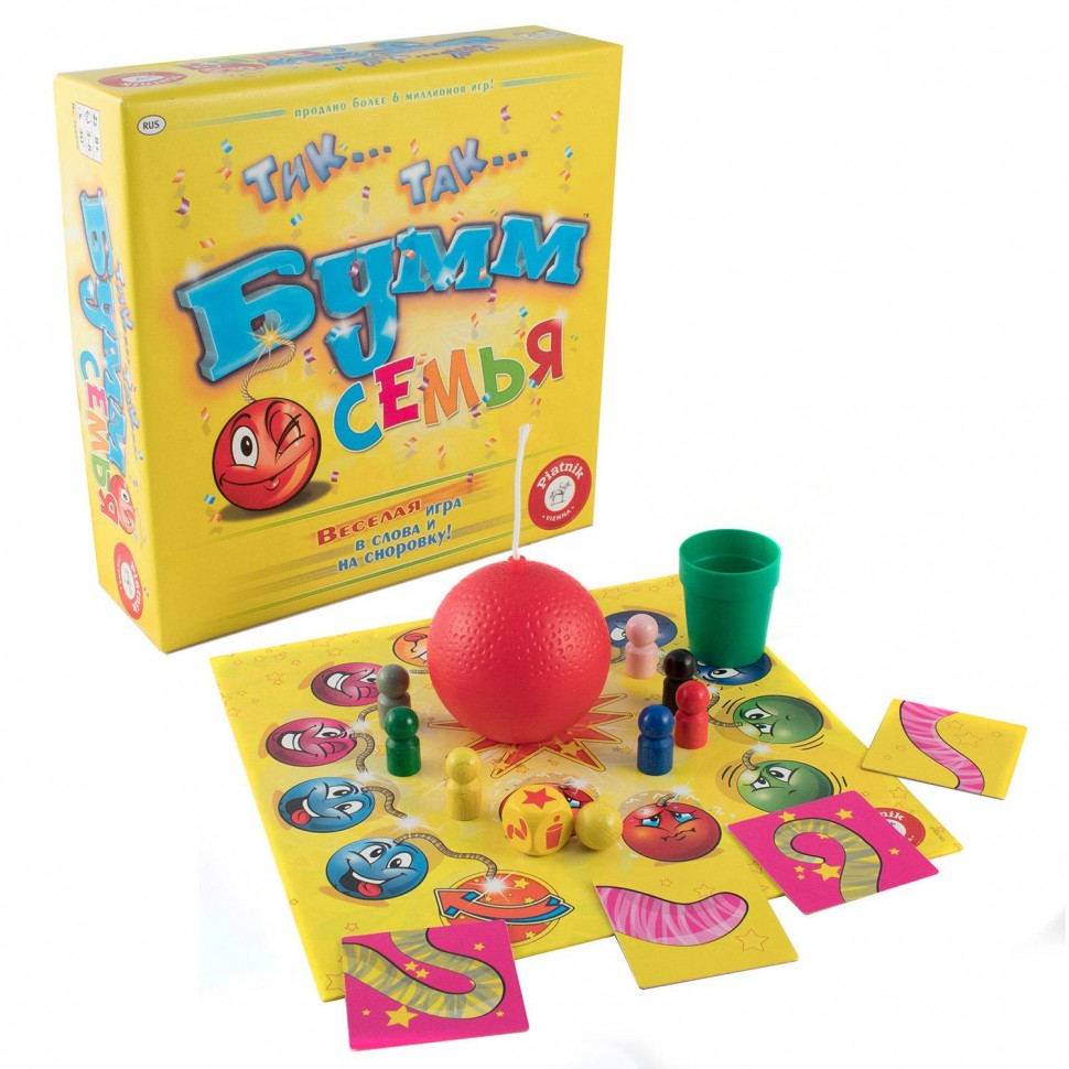 Настольная игра "Тик Так Бумм. Семья" 8+