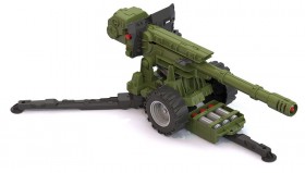 Пушка большая 40 см, стреляет