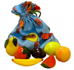 Волшебный мешочек &quot;Фрукты-ягоды&quot; цветн. (14 дет.) арт.Д-640 (RNT)