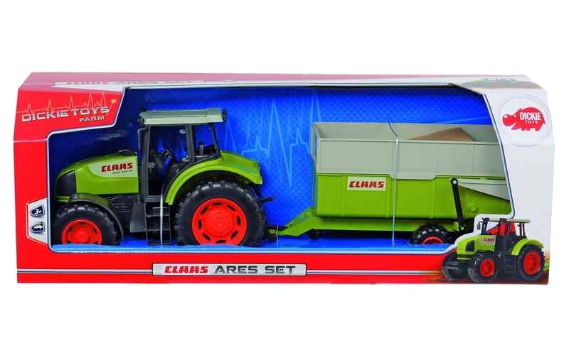 Dickie toys.Трактор с прицепом, 57 см, арт.3739000 1/6
