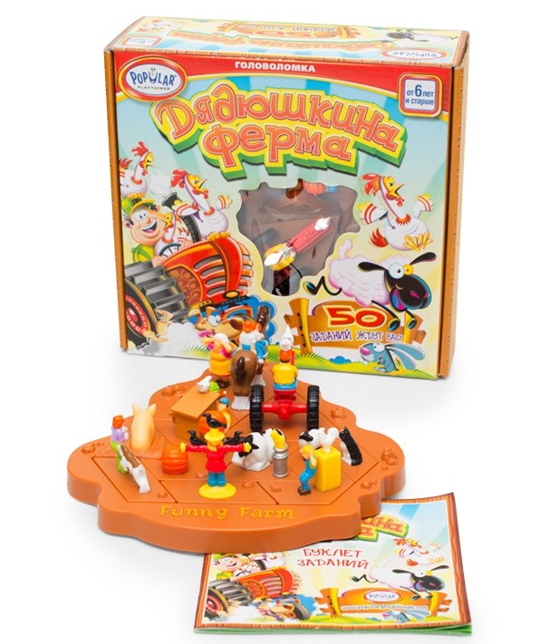 Игра-головоломка "Дядюшкина ферма" 6+