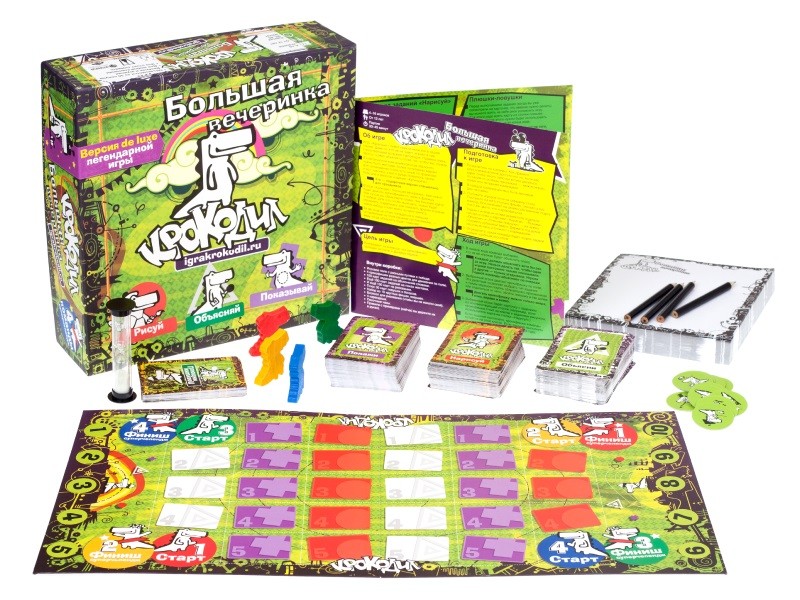 Настольная игра "Крокодил. Большая вечеринка" 12+