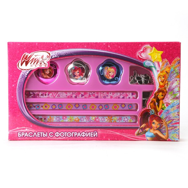 MULTIART. Набор д/творчества "Браслеты с фотографией" WINX,арт.2803SM браслеты,рамки,подвеск