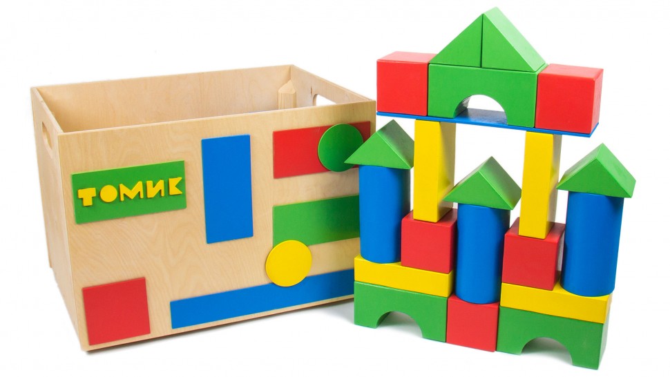 Конструктор Томик напольный в тележке арт.6679 (Поликарпов)