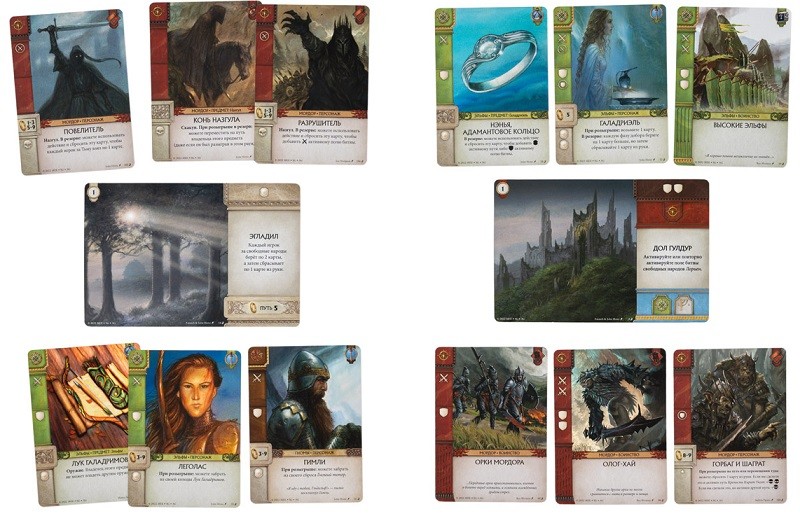 Настольная игра "Война Кольца. Карточная игра" 12+