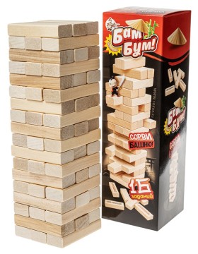 Настольная игра &quot;Башня Бам-Бум с фантами&quot;