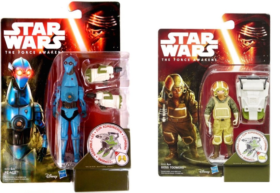 Star Wars Фигурка Звездных войн 9,5 см. арт.В3445Н-ПЦ (Миссия в Джунглях/Космическая миссия)