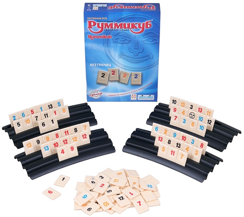 Настольная игра "Руммикуб. Без границ мини" 7+