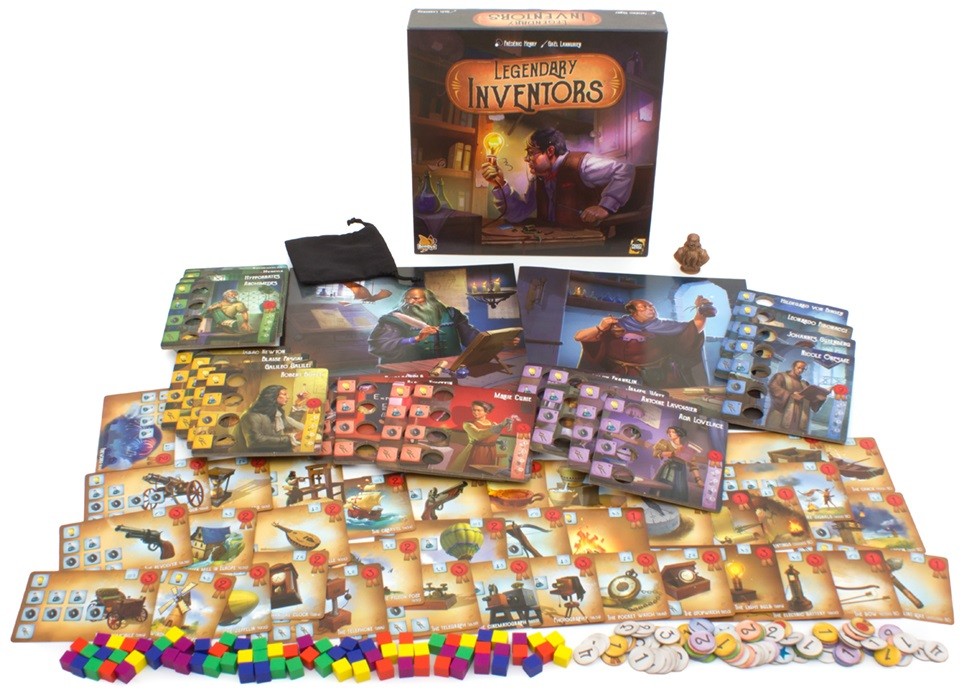 Настольная игра "Легендарные изобретатели" 10+