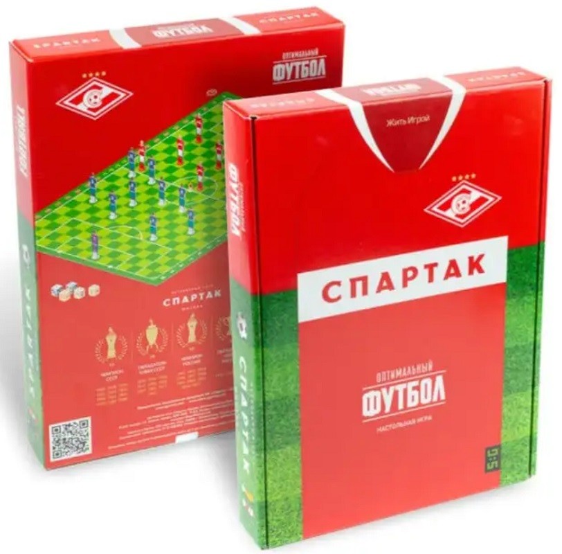 Настольная игра "Оптимальный футбол "Спартак" с бонусом 10+