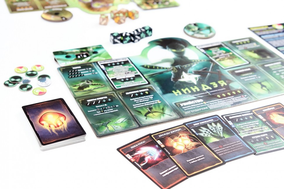 Настольная игра "Трон кубов. Энт vs Ниндзя" 8+