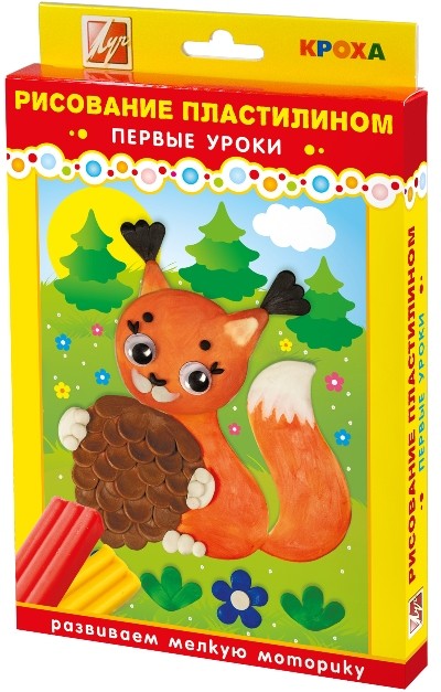 Луч. Набор для рисования пластилином "Белочка" арт.25С 1512-08 /16