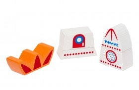 Томик. Пирамидка безосевая &quot;Ракета&quot; арт.513