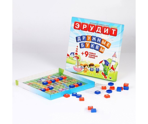 Настольная игра "Эрудит. Дружные буквы" 3+