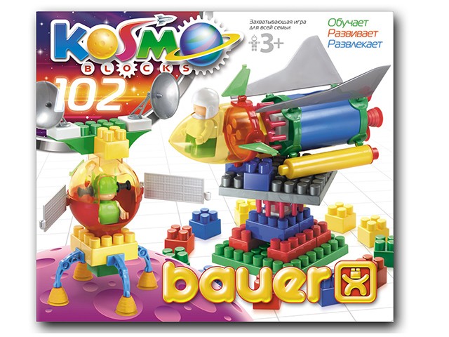 Bauer.268 Конструктор "Космос" 102 эл. (в коробке) /5