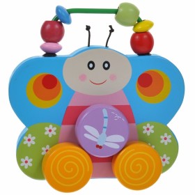 MAPACHA. Игрушка-каталка &quot;Бабочка&quot;(дерево)