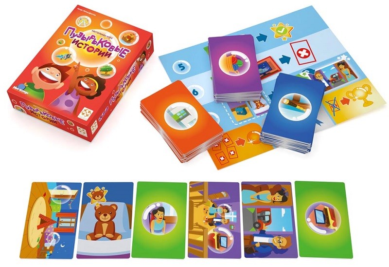 Настольная игра "Пузырьковые истории" 4+