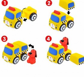 Мягкий конструктор: Школьный автобус и Патрик