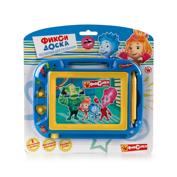 Играем вместе. Магнитная доска д/рисования "Фиксики", 2 печати на блист. арт. HS8006KFIX