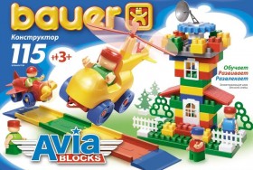 Bauer.245 Конструктор &quot;Авиа&quot; 115 дет.  /16