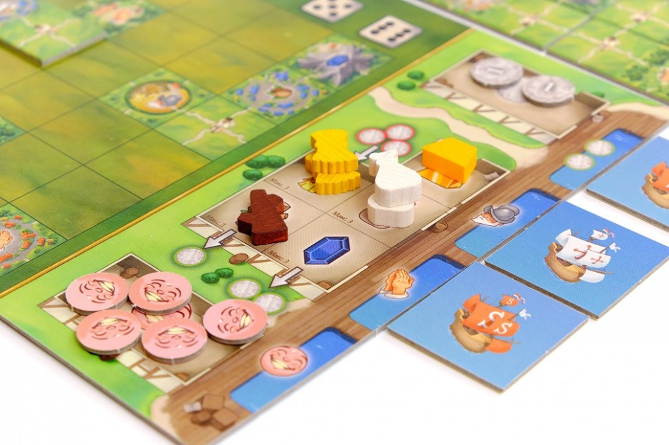 Настольная игра "Санта-Мария" с дополнением и промо 12+