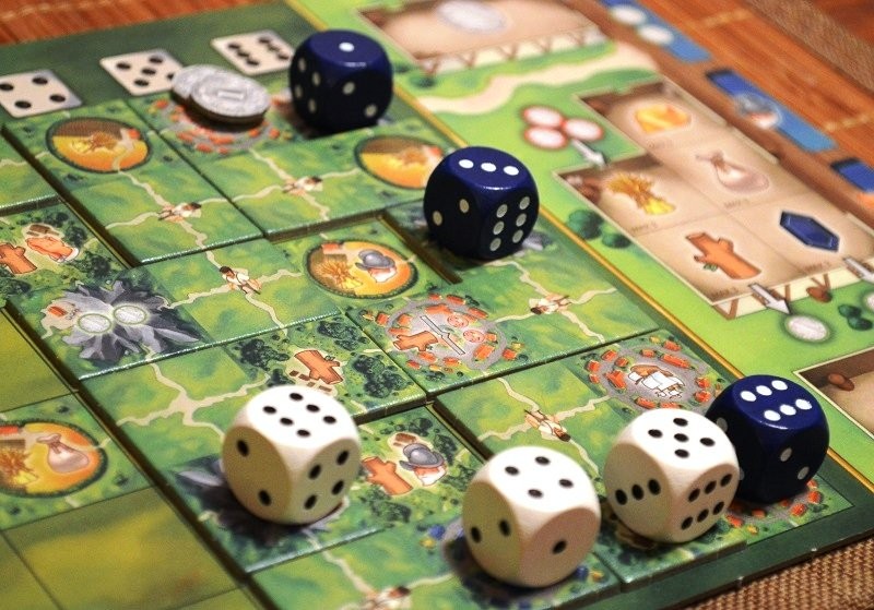 Настольная игра "Санта-Мария" с дополнением и промо 12+