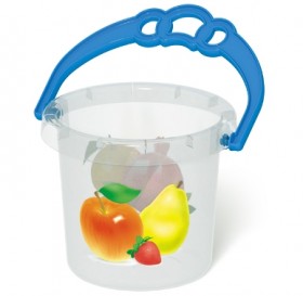 Ведро &quot;Мечта&quot; 0,8 л. (прозрачное)