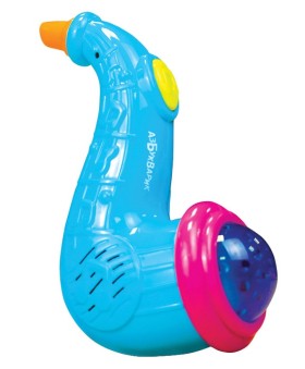 Саксофончик (Музыкальные инструменты) Голубой