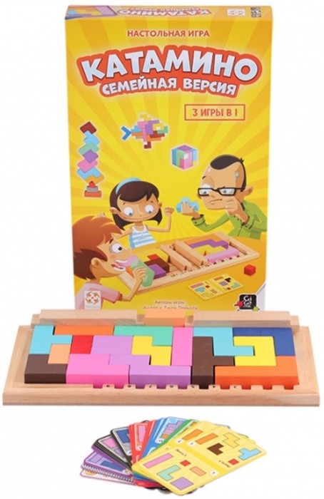 Настольная игра-головоломка "Катамино. Семейная версия" 3+