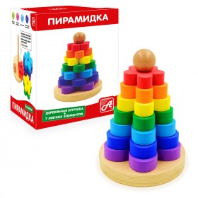 Пирамидка Радуга &quot;Цветочки&quot;