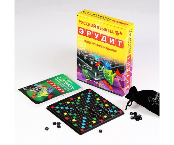 Настольная игра "Эрудит подарочный" (игра + словарь)