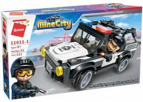 Конструктор &quot;Полицейский джип&quot; 121 дет.