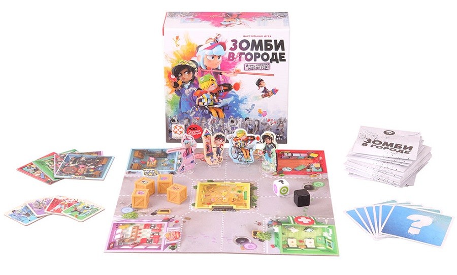 Настольная игра "Зомби в городе" 8+