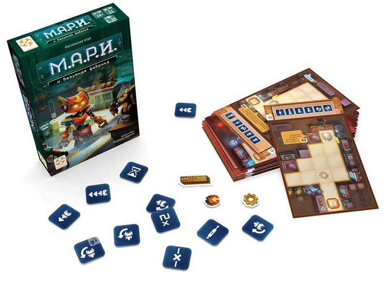 Настольная игра "М.А.Р.И. и безумная фабрика" (МАРИ) 10+