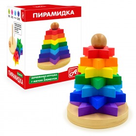 Пирамидка Радуга &quot;Звездочки&quot;