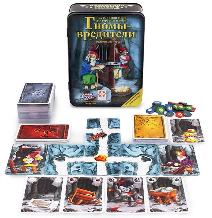 Настольная игра "Гномы-вредители Делюкс" 8+