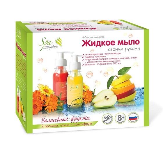 Развивашки.С0306 Жидкое мыло своими руками "Волшебные фрукты"